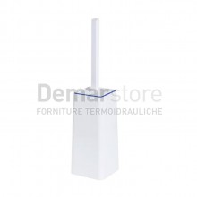 Porta Scopino in ABS Bianco/Blu METAFORM | Mod. KEOPE