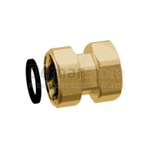 Codolo in Ottone FAR con Calotta Girevole e Guarnizione Piana | FF | 1"x1"