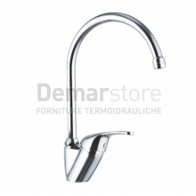 Miscelatore Lavello Cucina | Canna a Luna | Granito Avena