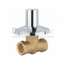  Rubinetto ad Incasso a Vitone con Cappuccio e Rosone | FF 1/2"