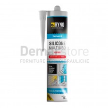 Silicone Sigillante | Trasparente | RYNO | Acetico Multiuso | 280ml
