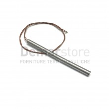 Resistenza Candeletta Stufe a Pellet | LISCIA | Ø 12.5 | W.250 | Lunghezza Tot. 150mm