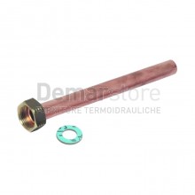 Tubo Rame con Cartella e Dado Diritto Diam. 18 x 3/4"