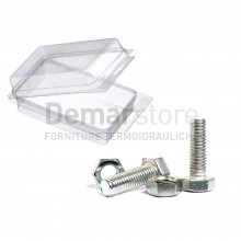 Blister Dado Esagonale + Vite Zincata | Pz.10 | M8x16mm