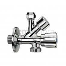 Rubinetto Combinato Sottolavabo con Attacco Lavatrice | 1/2" x 3/4"