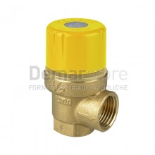 Valvola di Sicurezza Solare ICMA Attacco Femmina 1/2" | 6 Bar