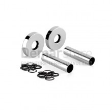 Kit Rosette Copritubo Cromata | da 12 a 16 mm
