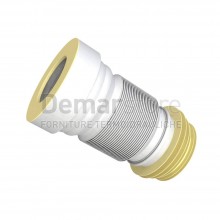 Manicotto Flessibile WC Estensibile Lunghezza da 220 a 520 mm. Max