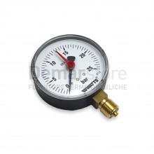 Manometro Attacco Laterale | M.3/8" | Diam.80 | 0-25 Bar