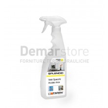 Puliscivetro SPLENDID per Vetri-Specchi-Acciaio Inox | 750ml