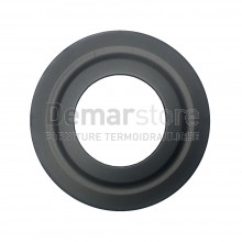 Rosone Copriforo Nero per Stufe | Diam. 140