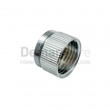Riduzione per Rubinetti in Ottone Cromato | M22x1 a F.1/2"
