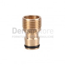Raccordo Rapido Presa Rubinetto in Ottone Maschio Diam. 1/2"
