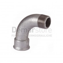 Curva Zincata Larga 90° MF 1"1/2