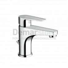 Miscelatore Lavabo FEV con Piletta di Scarico | Cromo | Serie LINE