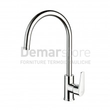 Miscelatore FEV | Serie Line | Lavello Cucina Canna a Ponte | Cromo | LN8887/PCR