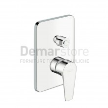 Miscelatore FEV | Serie Line | Doccia Incasso con Deviatore | Cromo | Square | LN0609/6N-SQCR