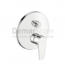 Miscelatore FEV | Serie Line | Doccia Incasso con Deviatore | Cromo | Circle | LN0609/6NCR