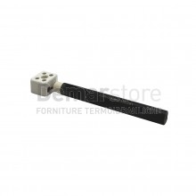 Resistenza Candeletta Stufe a Pellet | EUROFIAMMA | LISCIA | Ø 12.5 | W.300 | Lunghezza Tot. 120mm