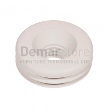 Morsetto in Gomma Bianco Diam. 30 x 16 mm