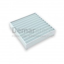 Griglia Quadrotto Eurapo Sigma/Prisma | Bianco 9016 | 110-112-114-216-218 | Pz.1