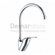 Miscelatore Lavello Cucina D'AMBRA | Canna a Ponte | Serie BLU 2.0