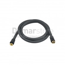 Flessibile Doccia in PVC Attacco Conico FF 1/2" | Nero Opaco | cm. 200