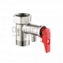 Valvola di Sicurezza Scaldabagno con Levetta 0.8 Mpa | MF.1/2"