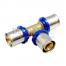 Tee a Pressare Intermedio APE per Tubo Multistrato Diam. 26