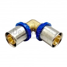 Gomito a Pressare Intermedio APE per Tubo Multistrato Diam. 32