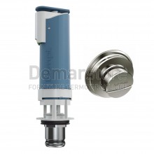 Bampi PULSAR DUAL | Valvola a Risparmio + Pulsante Doppio Scarico per Cassette in Ceramica Alte | CPULSAR2