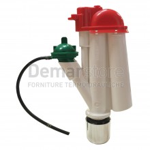 Batteria di Scarico per Cassetta Alta in Ceramica PROHYDRO a Doppio Scarico | DMU510