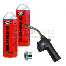Cannello Harris Thermo-Kit con 2 Bombole e Valigia in ABS