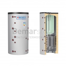 Puffer COMBI 2 WB Cordivari Riscaldamento + Accumulo ACS e 1 Scambiatore Fisso Lt. 500
