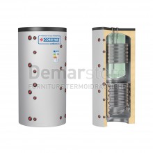 Puffer COMBI 3 WB Cordivari Riscaldamento + Accumulo ACS e 2 Scambiatori Fissi Lt. 500