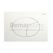 Placca Bampi FLOW per Cassetta Incasso BSILENT | Bianca