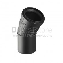 Curva Innesto Geberit SILENT-PP 3 Strati a 30° Diam.110