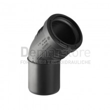 Curva Innesto Geberit SILENT-PP 3 Strati a 45° Diam.110