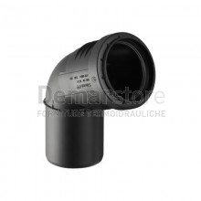 Curva Innesto Geberit SILENT-PP 3 Strati a 67° Diam.110