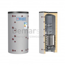 Puffer ECO-COMBI 2 VB Cordivari Riscaldamento + Scambiatore ACS e 1 Scambiatore Fisso Lt. 500