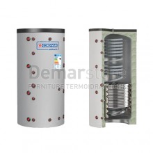 Puffer ECO-COMBI 2 VC Cordivari Riscaldamento + Scambiatore ACS e 1 Scambiatore Fisso Lt. 800