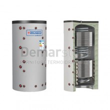 Puffer ECO-COMBI 3 VC Cordivari Riscaldamento + Scambiatore ACS e 2 Scambiatori Fissi Lt.1000