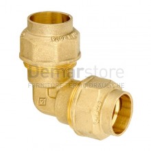 Gomito in Ottone per Tubo in Polietilene | Diam. 32