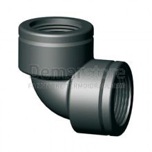 Gomito in PP Filettato FF 3/4"