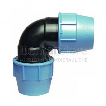Gomito in PP Unidelta PN16 per Tubo in Polietilene Diam. 63