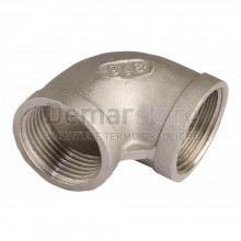 Gomito in Acciaio Inox AISI 316 FF 1/2"
