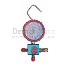 Gruppo manometrico Alta pressione con valvola R407c R22