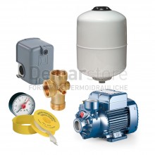KIT Elettropompa | PEDROLLO | PKm 60 | con Autoclave 12 Lt. | KIT-PKM60-3
