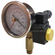 Kit Elettrovalvola e Vacuometro per Pompe del Vuoto 3/8 M x 1/4 M SAE