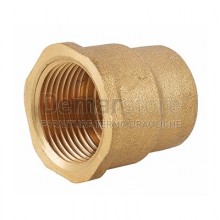 Manicotto Ridotto in Ottone Giallo Femmina 1" x 1/2"